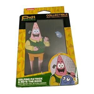Nickelodeon Spongebob Sponge Bob Putt Buddies Golfing Patrick Pete The Rock